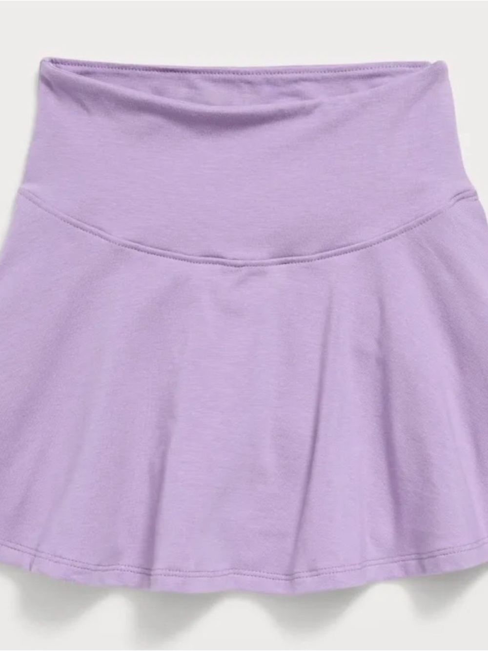 Old Navy girls XL Pastel Lavender skort- skirt  with bike shorts liner.